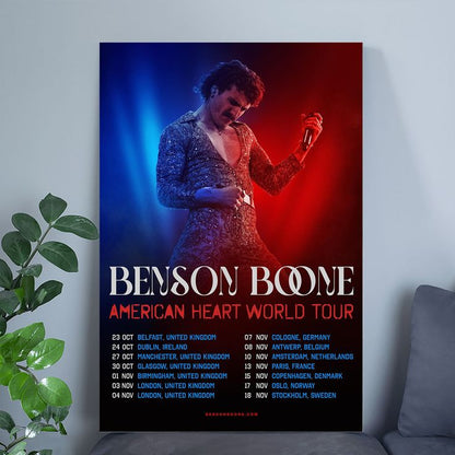 Benson Boone's World Tour is Coming to the UK in Autumn 2025 Poster Size 24''x36''