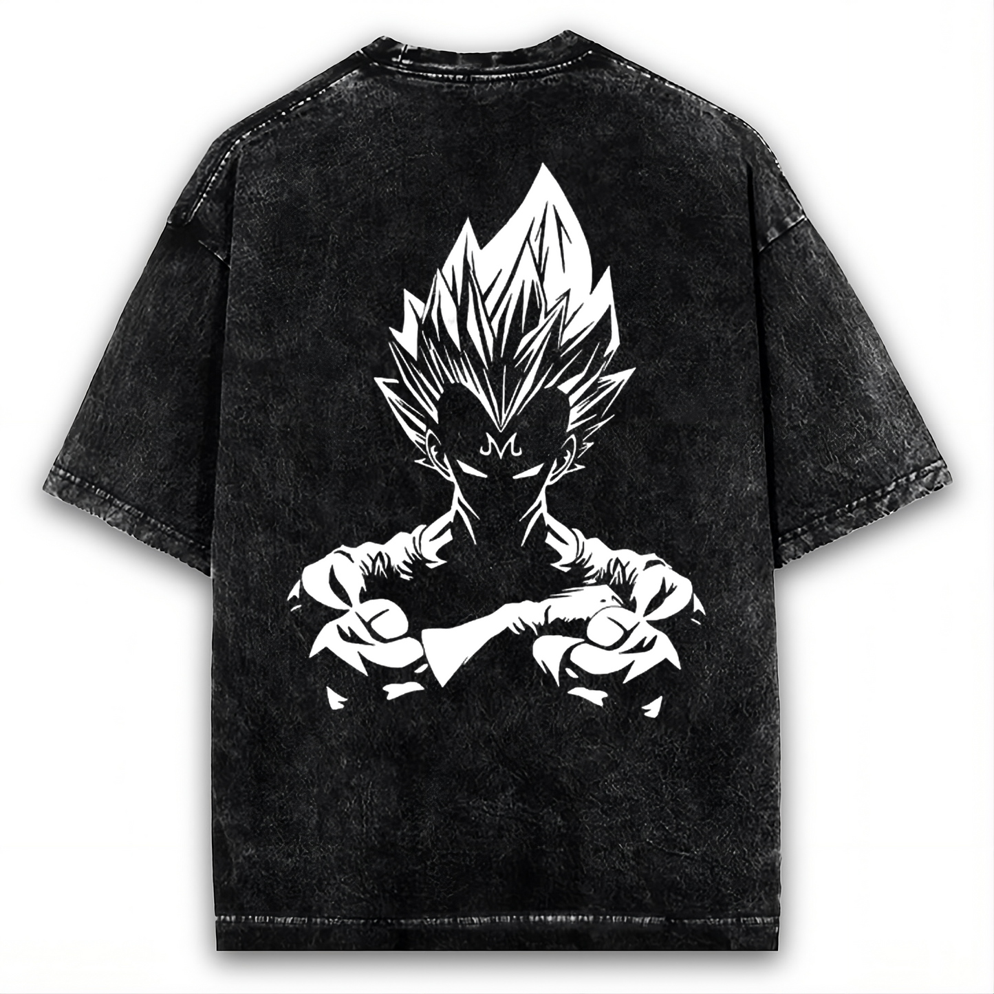 2-SIDED DRAGON BALL MAJIN VEGETA WASHED TEE