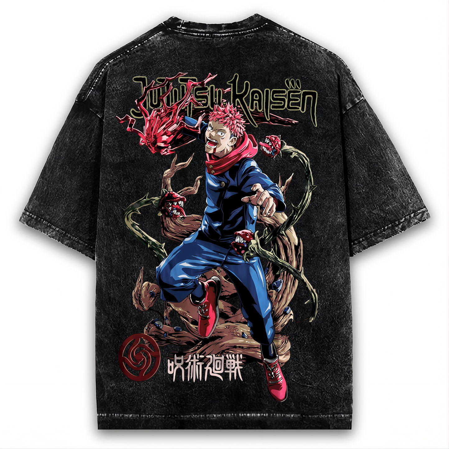 ITADORI ANIME T-SHIRT: VINTAGE WASHED TEE
