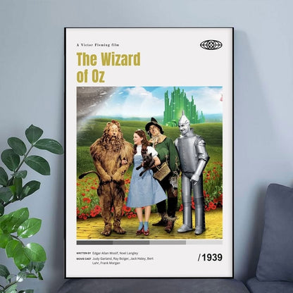 The Wizard Of Oz 1939 Classic Fantasy Dorothy Scarecrow Poster Size 24''x36''