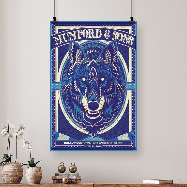 2025 Mumford & Sons Tour Los Angeles, CA Poster Size 24''x36''