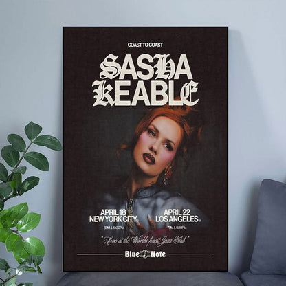 Music Poster Sasha Keable Powerhouse R&B vocalist Size 24''x36''