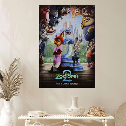 Zootopia 2 - original movie poster  2025 Advance Size 24''x36''