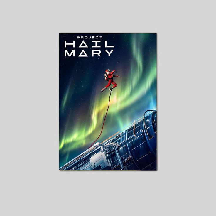 Project Hail Mary Poster Bundle, Sci-Fi Space Wall Art Set