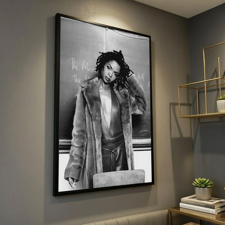 Lauryn Hill Poster Canvas Art Painting Wall Art Picture Print Family bedroom Decor Size 24''x36''