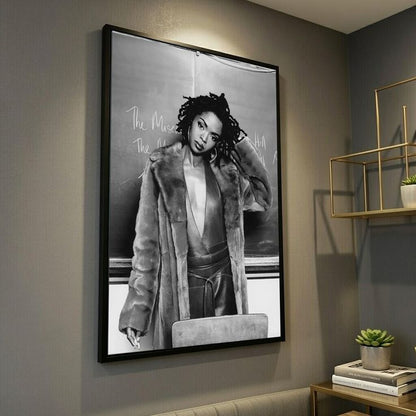 Lauryn Hill Poster Canvas Art Painting Wall Art Picture Print Family bedroom Decor Size 24''x36''
