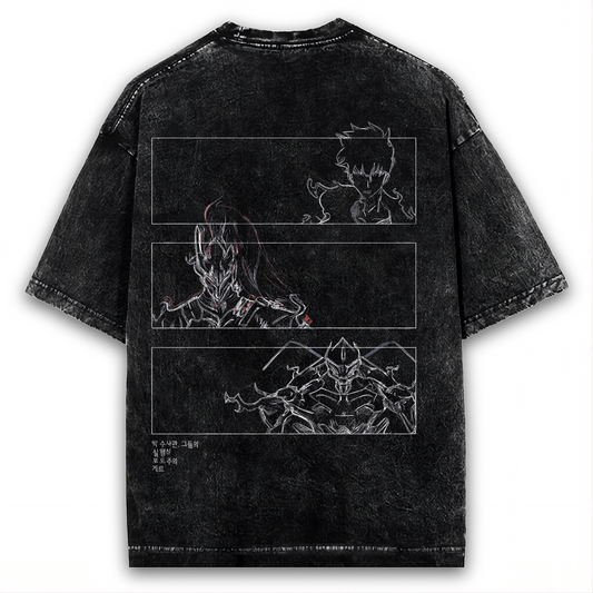 SOLO LEVELING SHIRT, SUNG JIN WOO WASHED TEE
