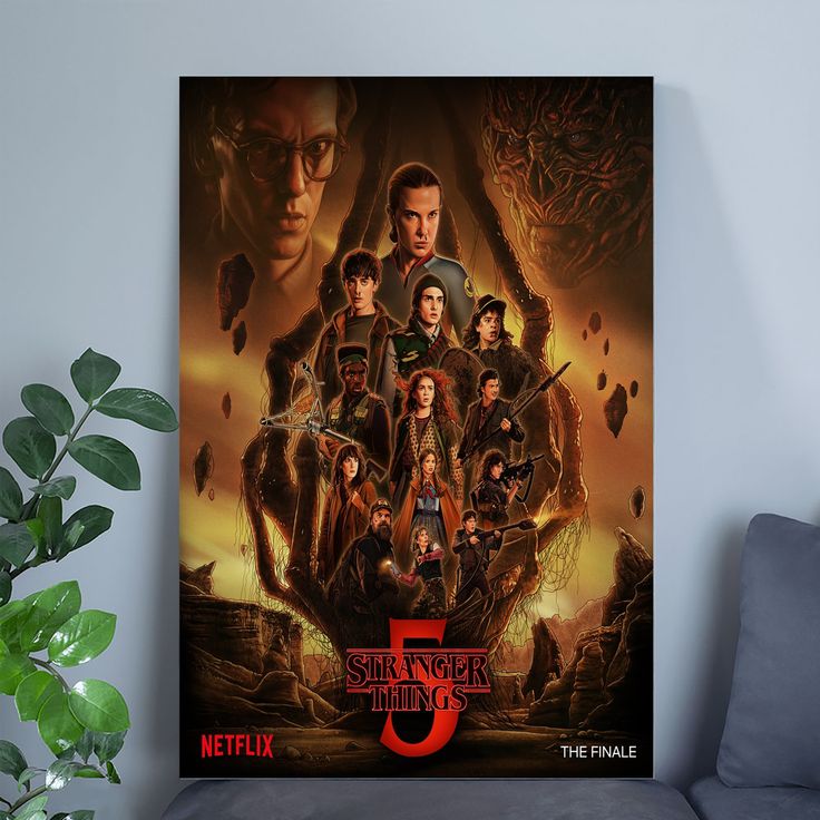 Movie Poster the series finale of stranger things Size 24''x36''