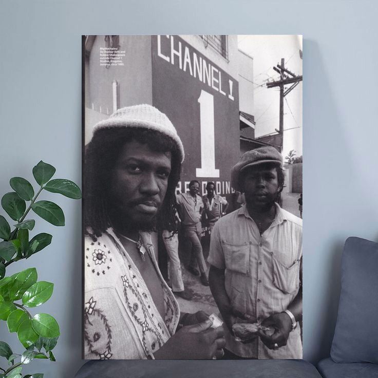 Vintage Poster- Sly And Robbie, Kingston, 1980 Poster Full Size 24''x36''