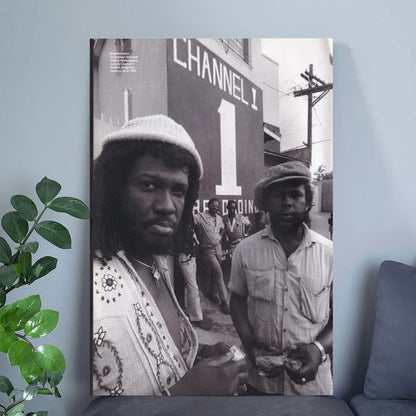 Vintage Poster- Sly And Robbie, Kingston, 1980 Poster Full Size 24''x36''