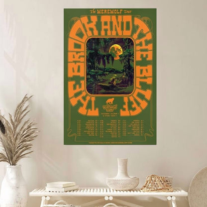 The Brook & The Bluff The Werewolf Tour Schedule 2026 Poster Size 24''x36''
