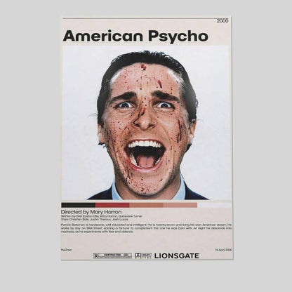 Posters American Psycho Vintage Poster Size 24''x36''