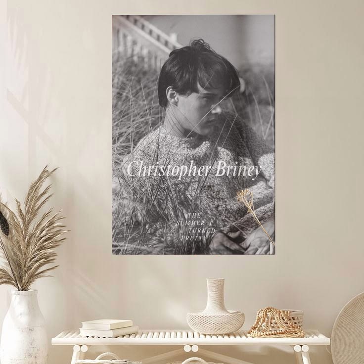 Christopher Briney The Summer I Turned Pretty Room Decor  Actor Poster Size 24''x36''