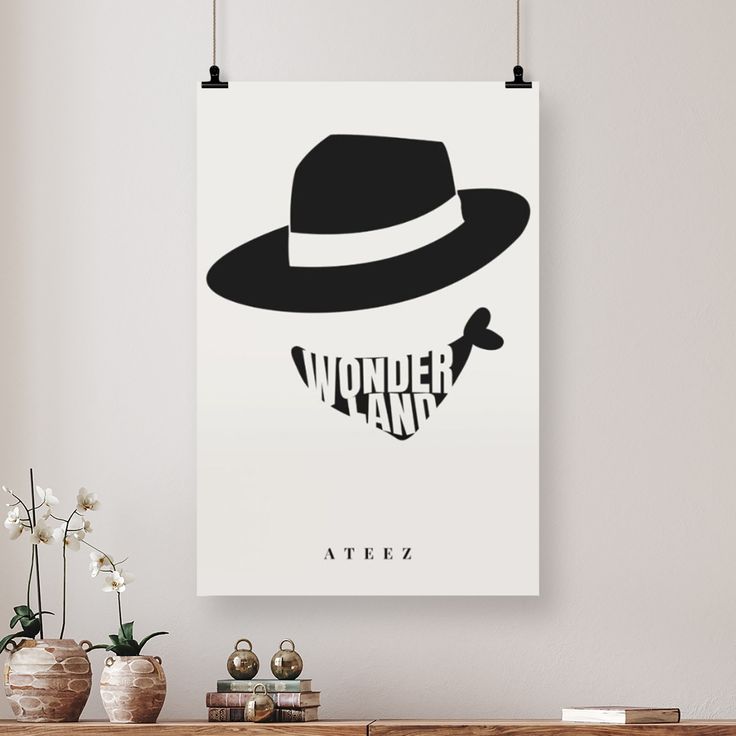 ATEEZ "Wonderland" Retro Style - Size 24''x36''