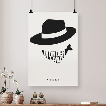 ATEEZ "Wonderland" Retro Style - Size 24''x36''
