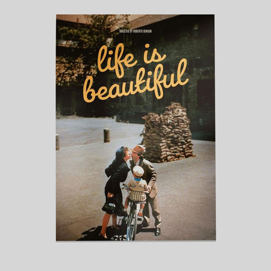 Movie Poster- Vintage Life is Beautiful Poster Size 24''x36''