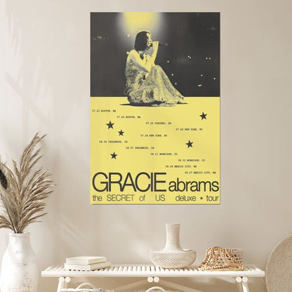 Gracie Abrams 2025 The Secret Of Us Deluxe Tour Poster Size 24''x36''