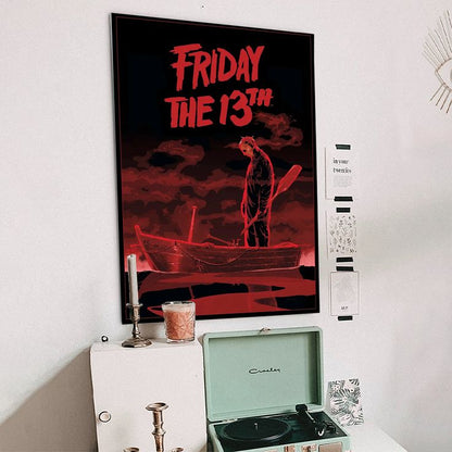 Friday The 13th - Boat Wall Poster Size 24''x36''