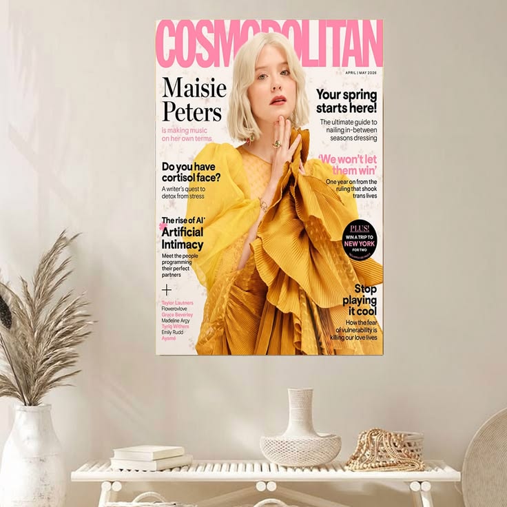 UK Cosmopolitan Magazine Maisie Peters 2026 Poster Size 24''x36''