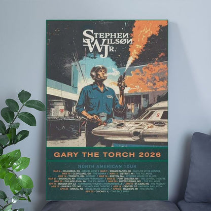 Stephen Wilson Jr Gary The Torch 2026 Tour Poster Size 24''x36''
