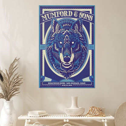 2025 Mumford & Sons Tour Los Angeles, CA Poster Size 24''x36''