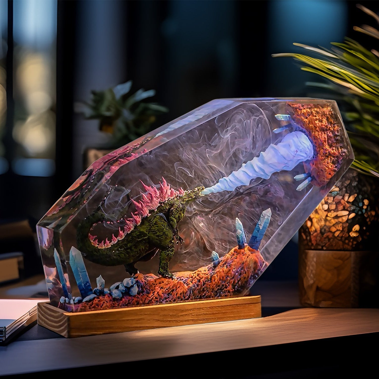 Atomic Titan Resin Epoxy Lamp
