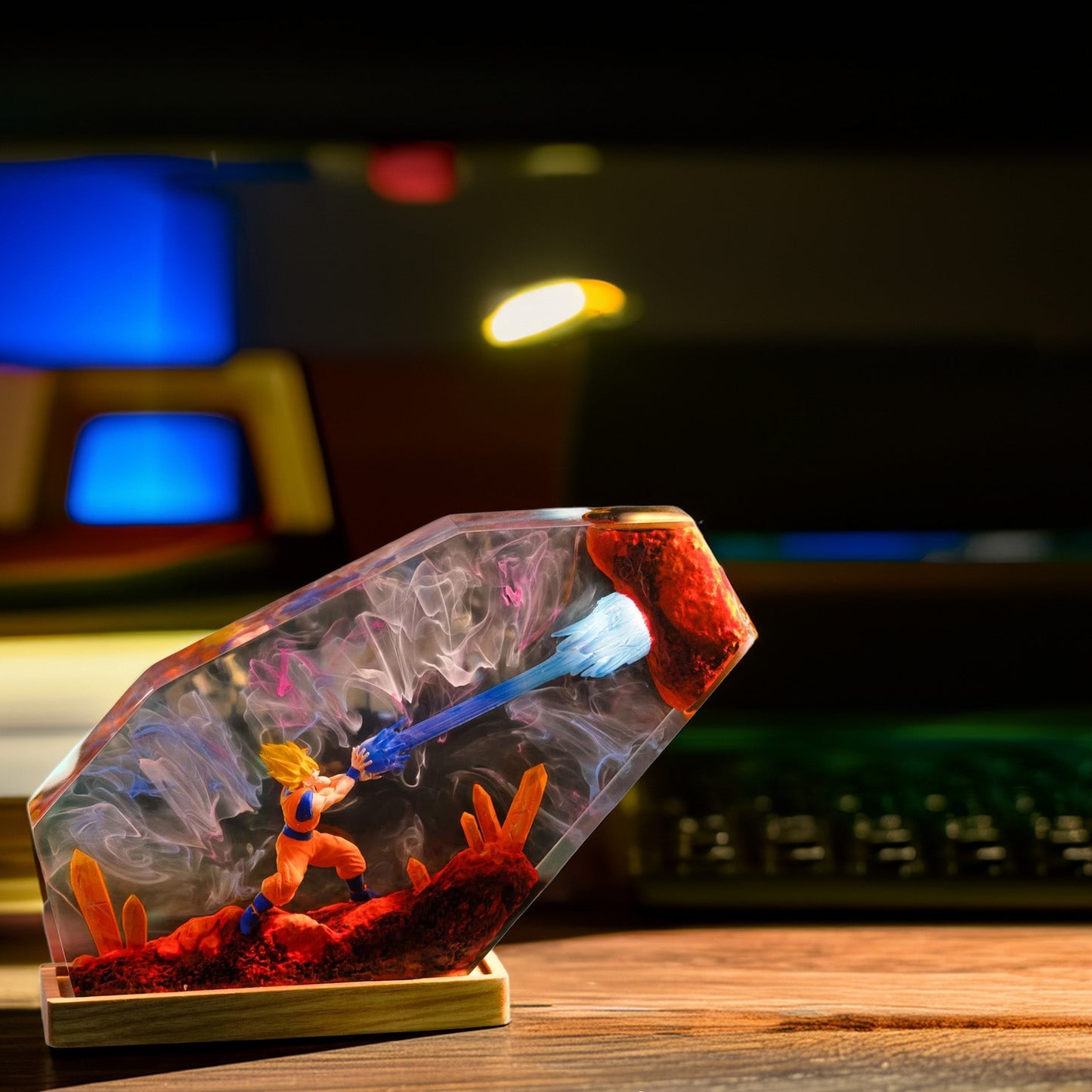 Energy Beam Warrior Resin Epoxy Lamp