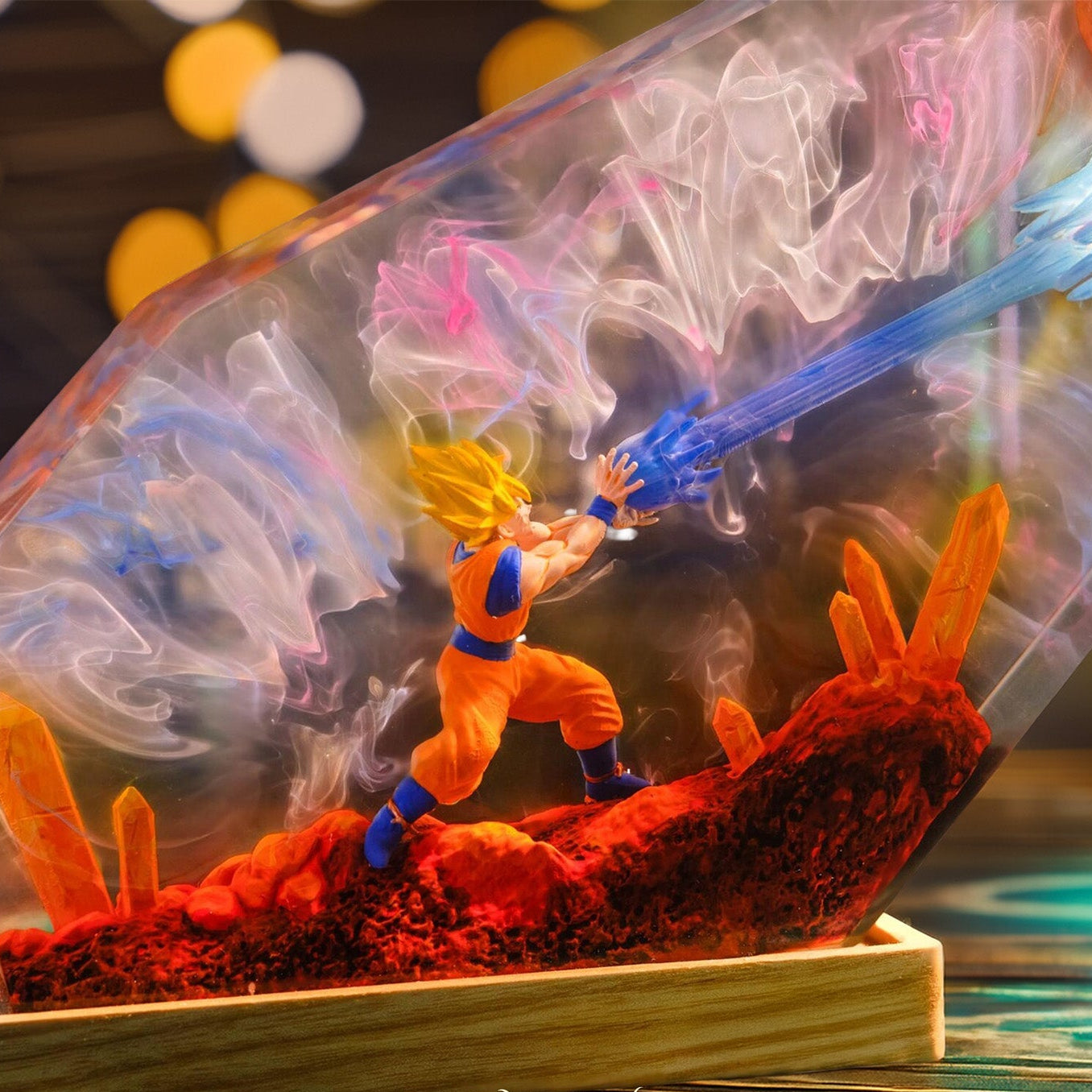 Energy Beam Warrior Resin Epoxy Lamp
