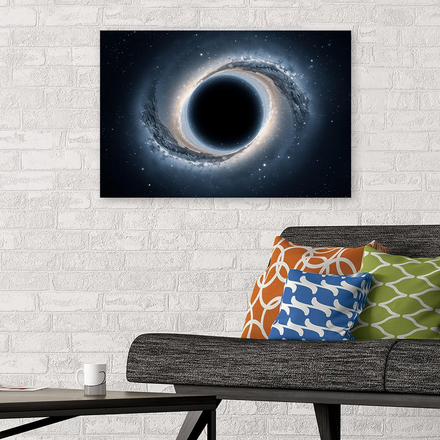 White Hole Poster, Theoretical Space Art, Astrophysics Print, Cosmic Poster
