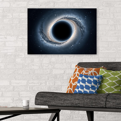 White Hole Poster, Theoretical Space Art, Astrophysics Print, Cosmic Poster