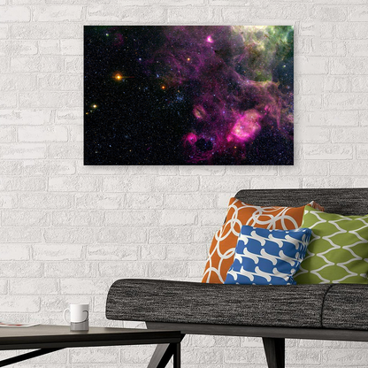 Ring Shaped Nebula in the Large Magellanic Cloud Art Poster