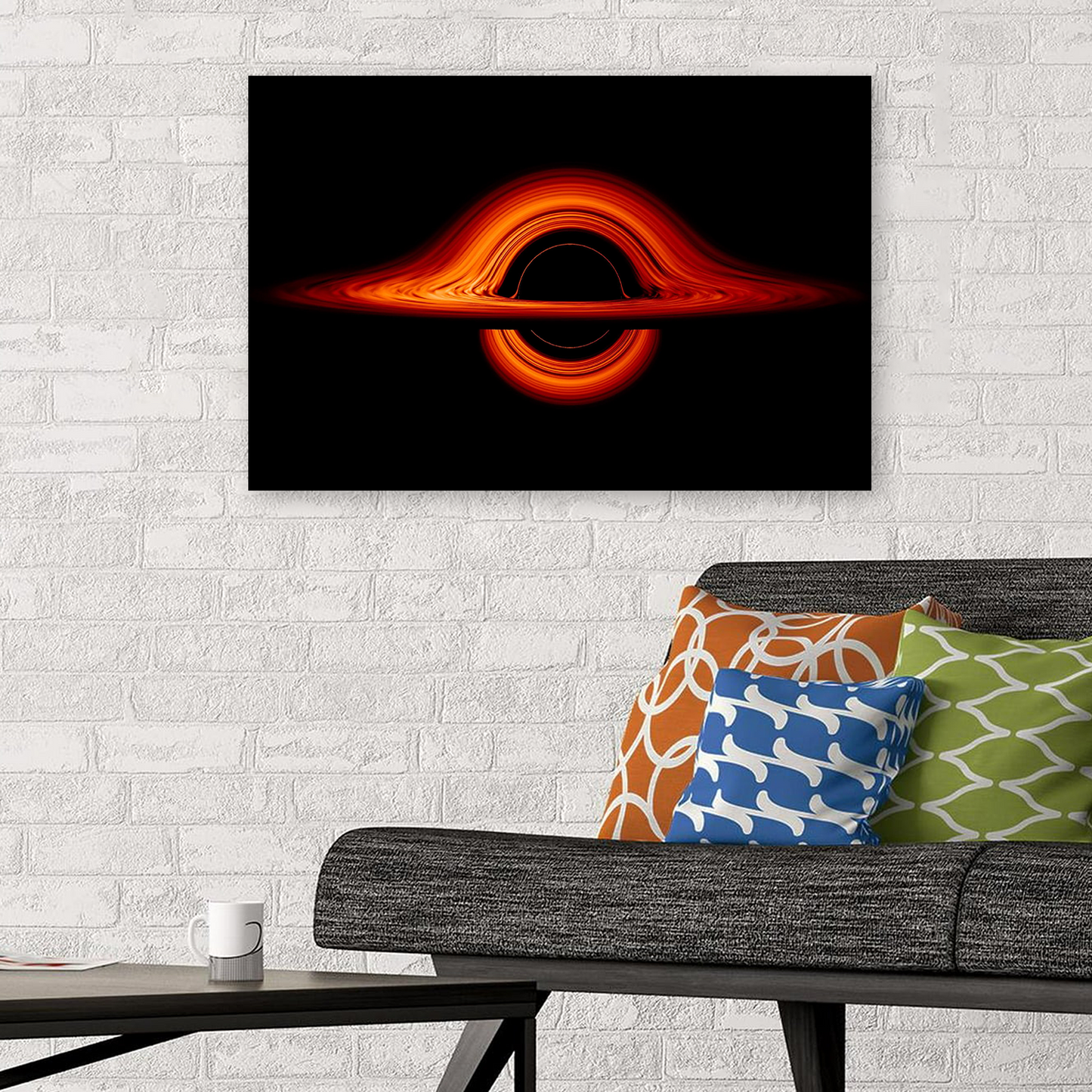 Black Hole Glossy Poster