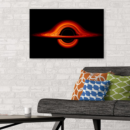 Black Hole Glossy Poster