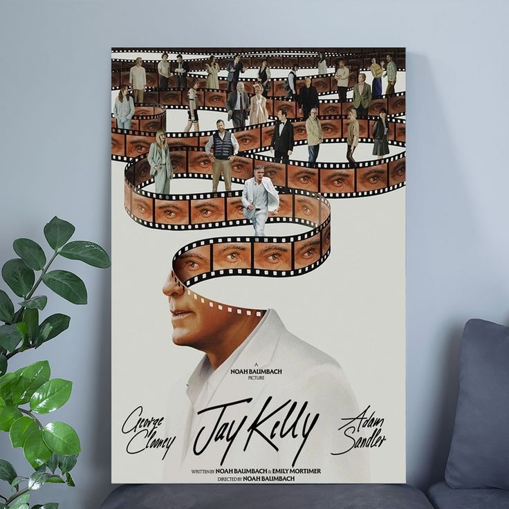Movie Poster- Jay Kelly (2025) Movie Poster Size 24''x36''