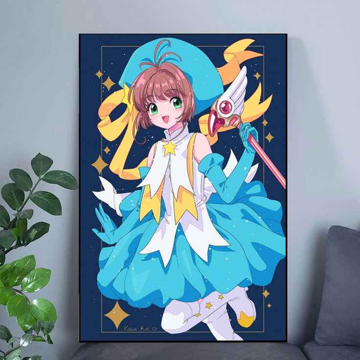 Cardcaptor Sakura, Anime Poster Sakura art Poster Size 24''x36''