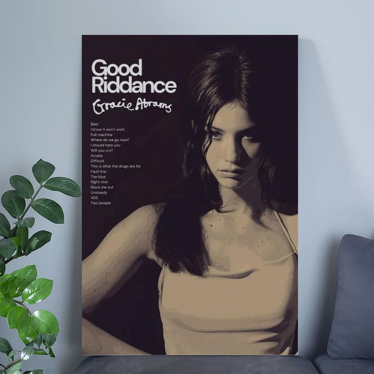 Gracie Abrams Good Riddance Album Poster Poster Canvas 90s Wall Art Room Aesthetic Posters Size 24''x36''