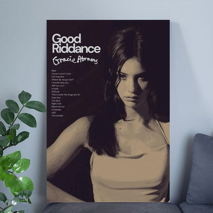 Gracie Abrams Good Riddance Album Poster Poster Canvas 90s Wall Art Room Aesthetic Posters Size 24''x36''