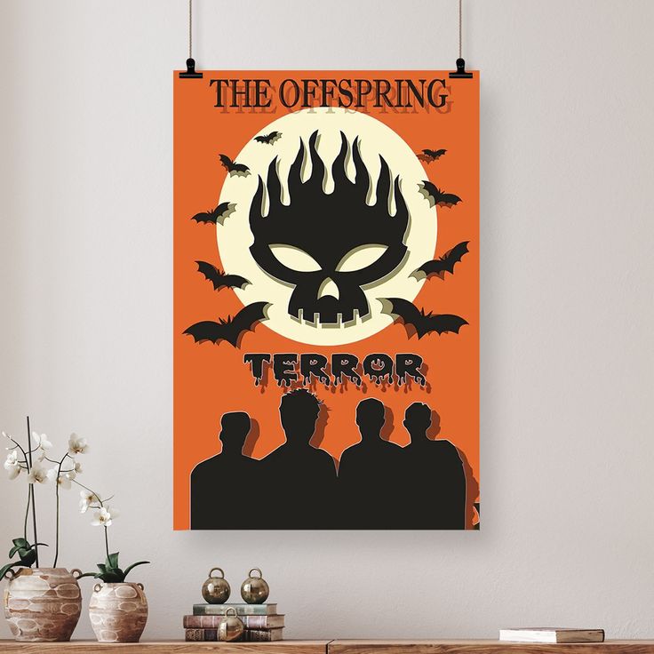 Music Poster The Offspring Pop Punk Band Poster Retro Style - Size 24''x36''
