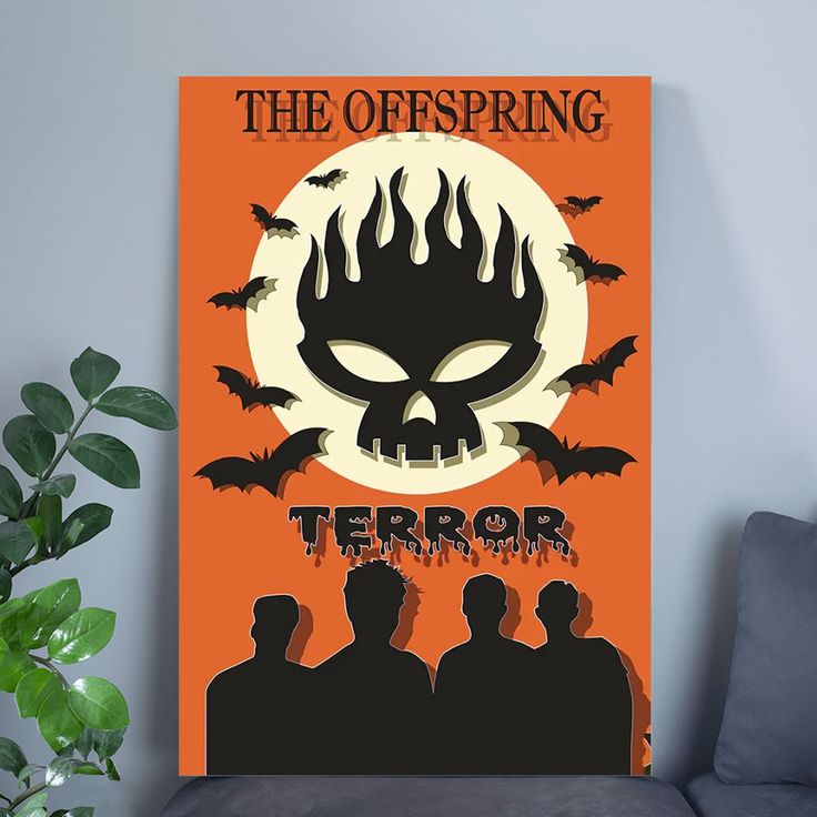 Music Poster The Offspring Pop Punk Band Poster Retro Style - Size 24''x36''