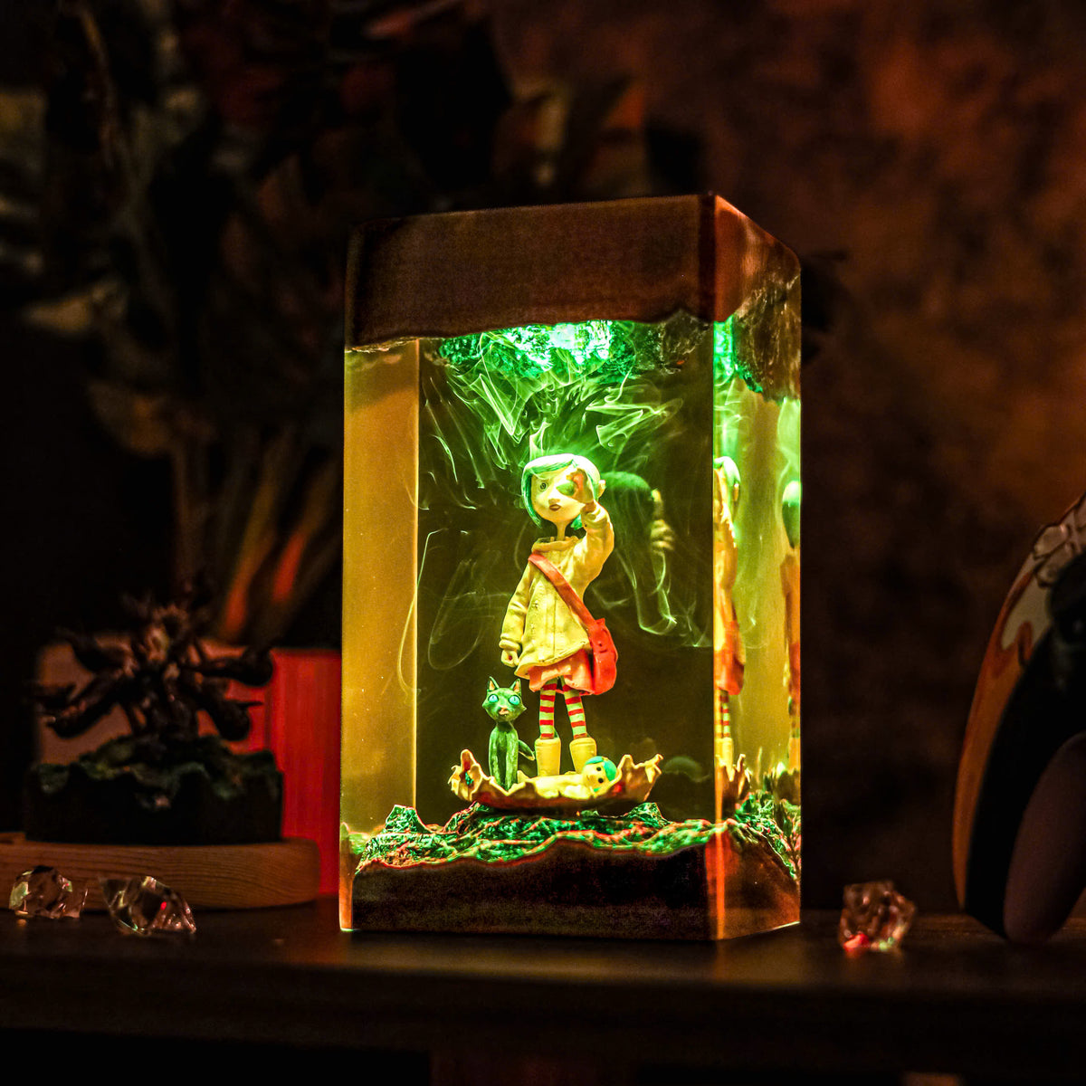 Coraline Resin Lamp
