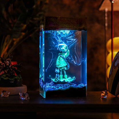 Coraline Resin Lamp