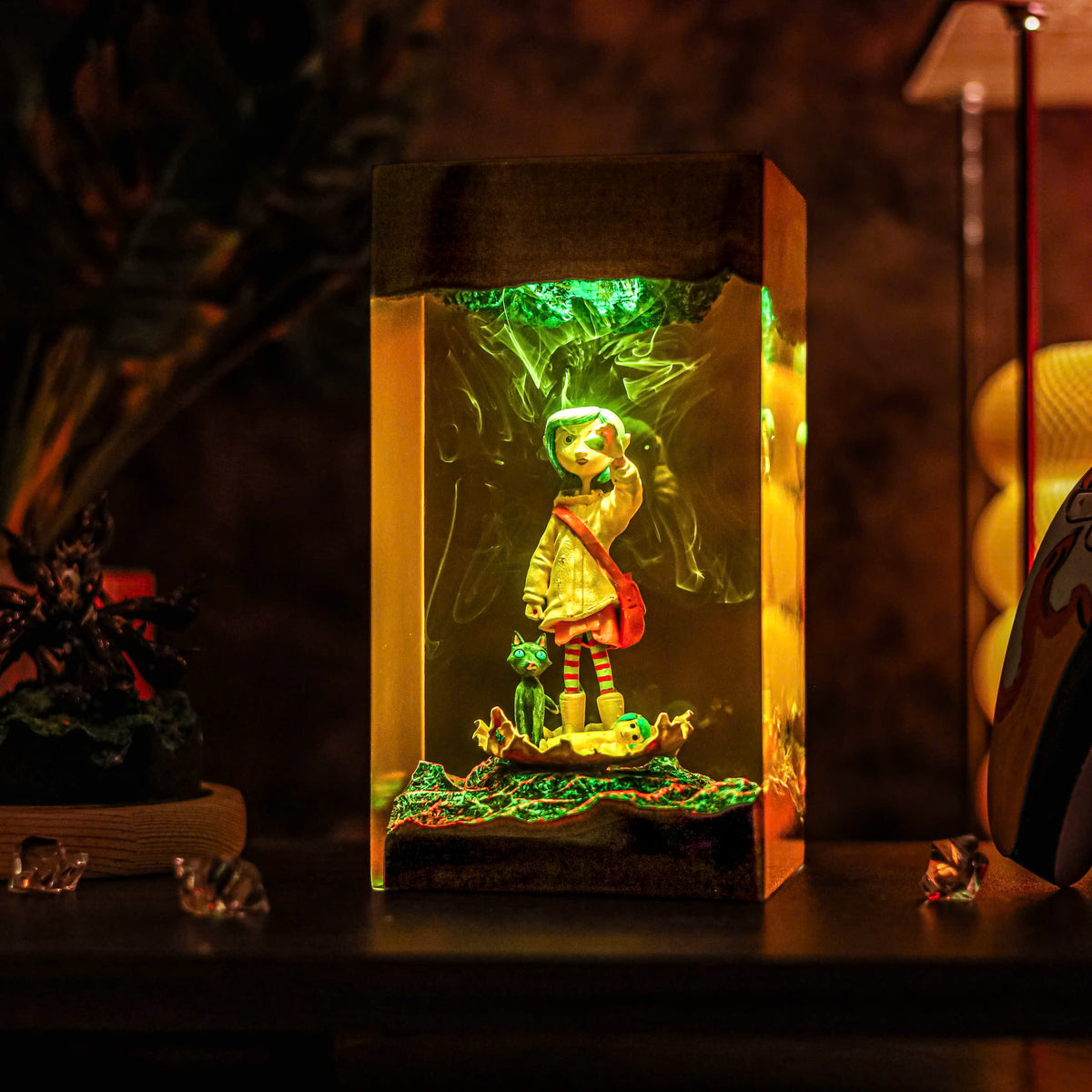 Coraline Resin Lamp