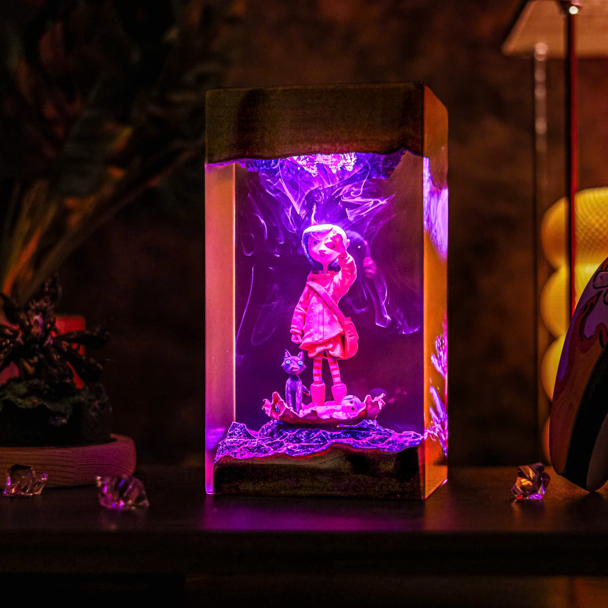 Coraline Resin Lamp
