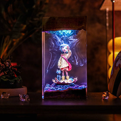 Coraline Resin Lamp