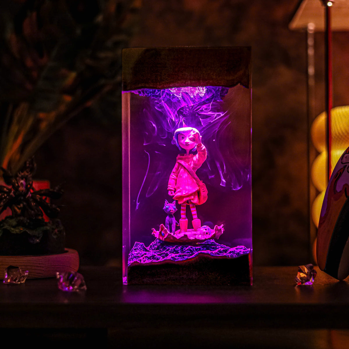 Coraline Resin Lamp