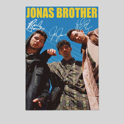 Music Poster- Jonas Brother - Vintage Style - Size 24x36