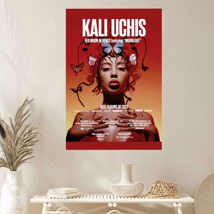 KALI UCHIS Music Live Concert Gig Wall Art Picture Poster Size 24''x36''