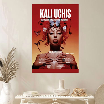 KALI UCHIS Music Live Concert Gig Wall Art Picture Poster Size 24''x36''