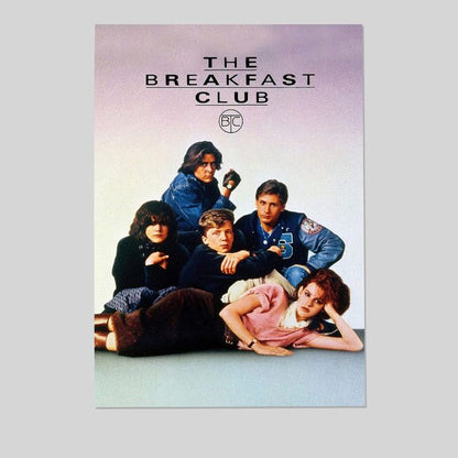 The Breakfast Club - One Sheet Wall Poster Retro Style - Size 24''x36''