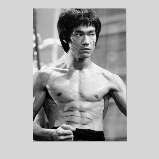 Classic Vintage Star Poster Bruce Lee 1973 Canvas Posters Decorative Room Aesthetic Office Home Festival Best Gift For Family Friends Size 24''x36''